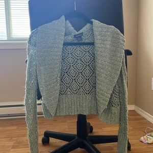 poncho-style cardigan